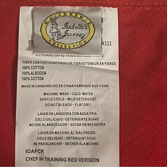 Izabella journey children collection Child apron Chief in training Hg55 - Picture 6 of 7